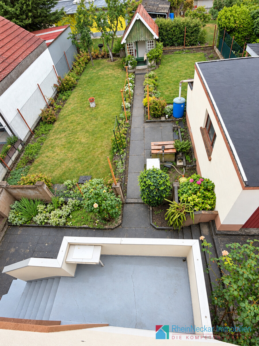 Garten von oben
