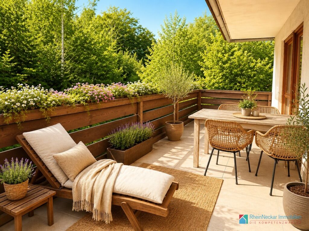 Balkon – Einrichtungsbeispiel