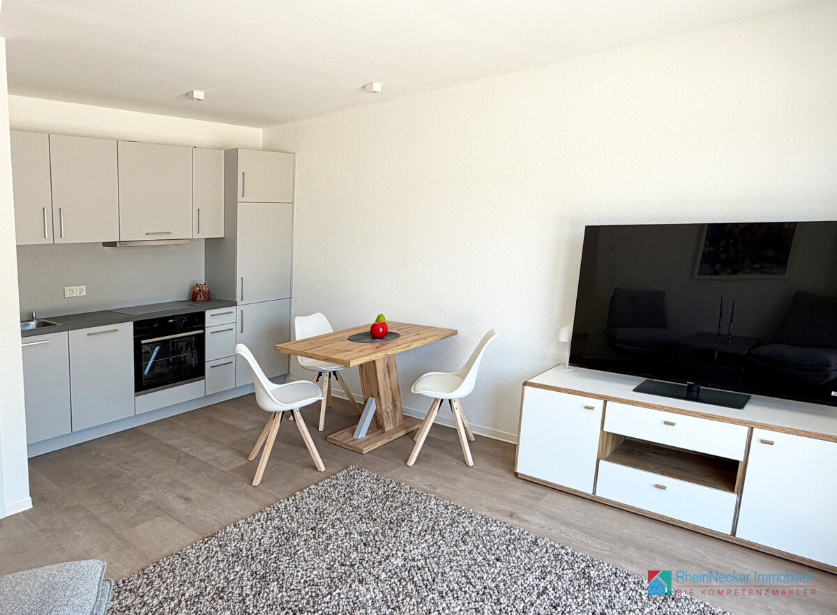 Musterwohnung Küche und Essbereich