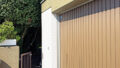 Garage mit Hintereingang