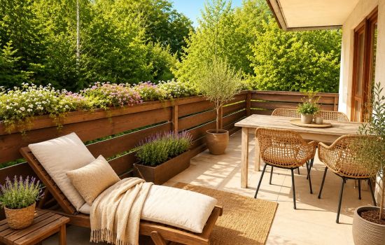 Balkon – Einrichtungsbeispiel